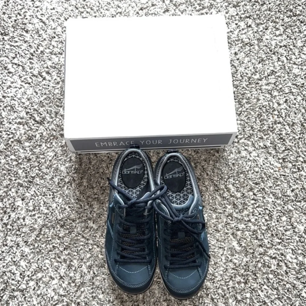 Dansko Navy Milled Nubuck Size 6 US
